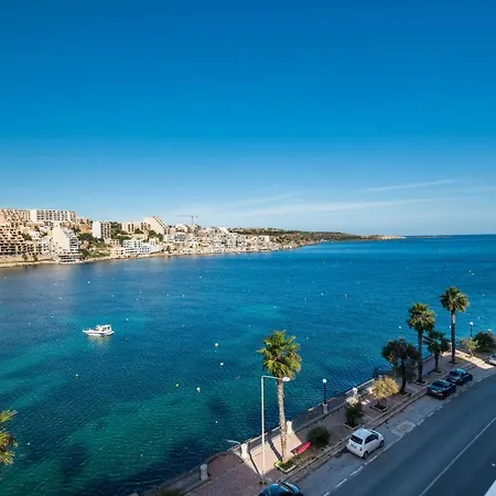 Getawaysmalta - Blue Harbour 2 Seafront 3-bedroom Apt With Large Back Terrace St. Paul's Bay